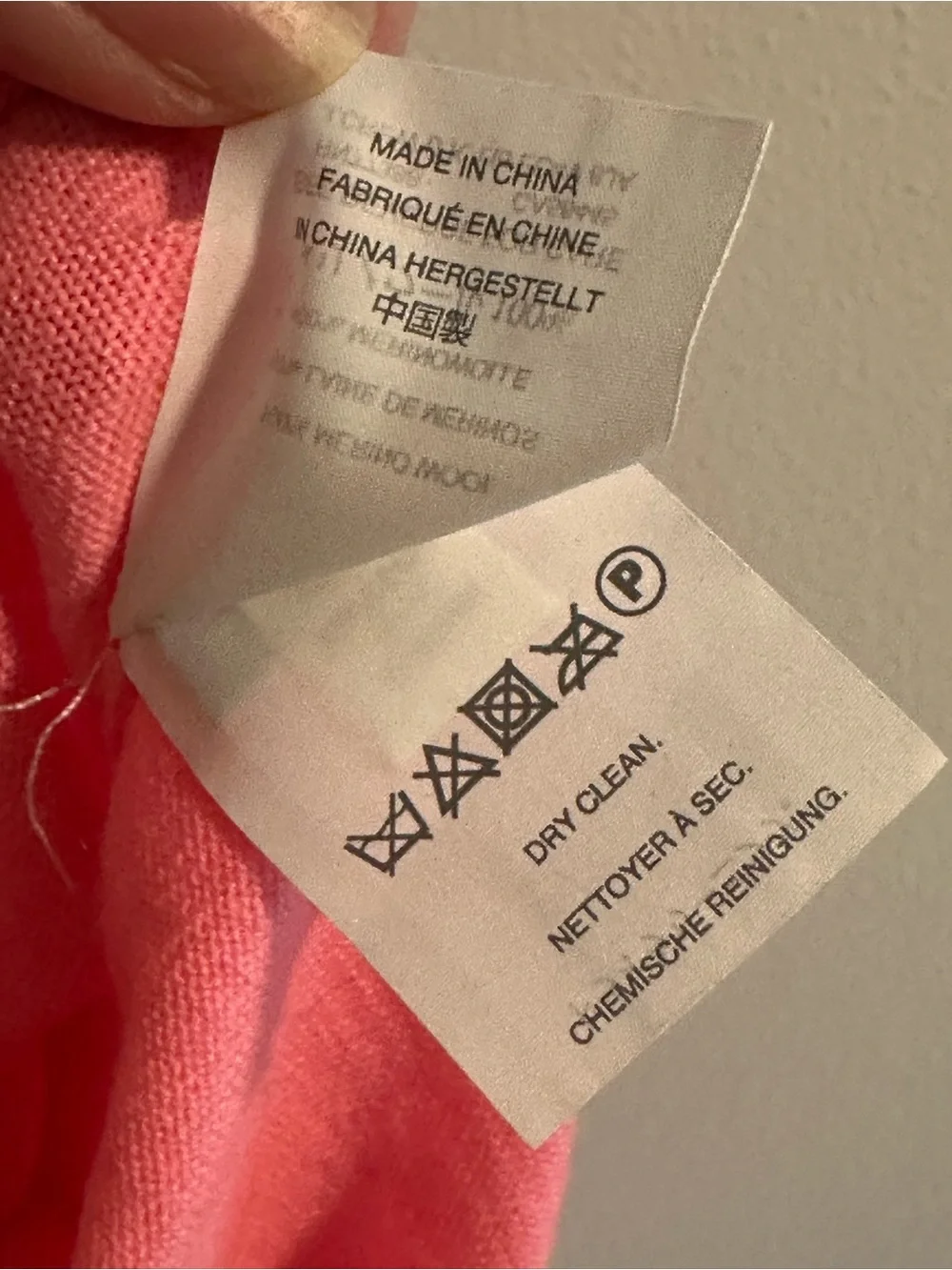 J. Crew Merino Wool Bright Pink/Coral Scoop Neck Sweater Size Medium